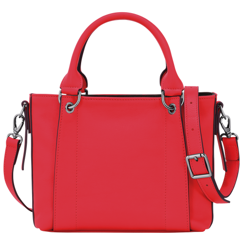 Longchamp 3D 手提包 S , 紅色 - 皮革 - 查看 4 4