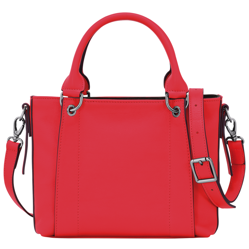Longchamp 3D 手提包 S , 紅色 - 皮革  - 查看 4 4