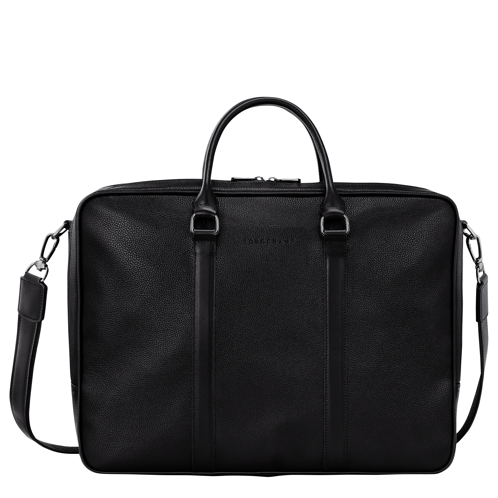 Le Foulonné Briefcase L, Black