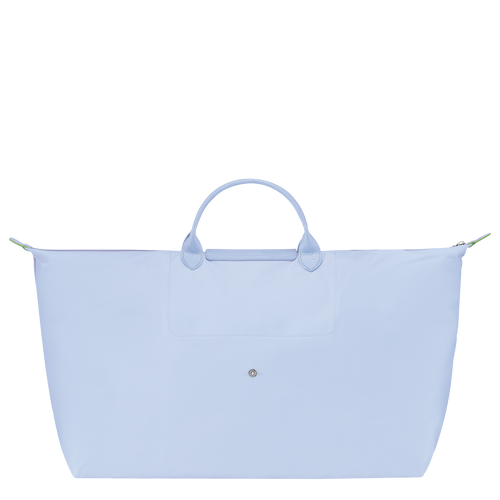 Le Pliage Green M Travel bag , Sky Blue - Recycled canvas - View 3 of 5