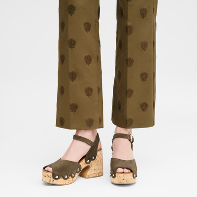 La Cigale Sandals, Olive