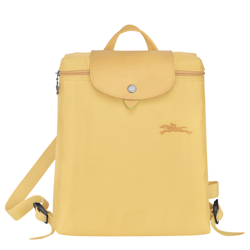 Rucksack M Le Pliage Green , Recyceltes Canvas - Weizengelb  - Ansicht 1 von 5