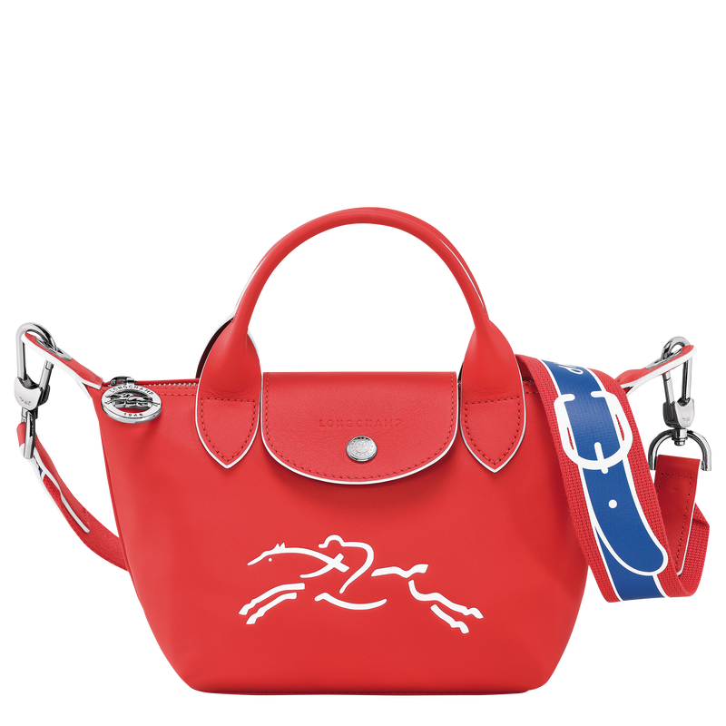 Le Pliage Xtra XS Handbag Red - Leather (L1500HDA545)