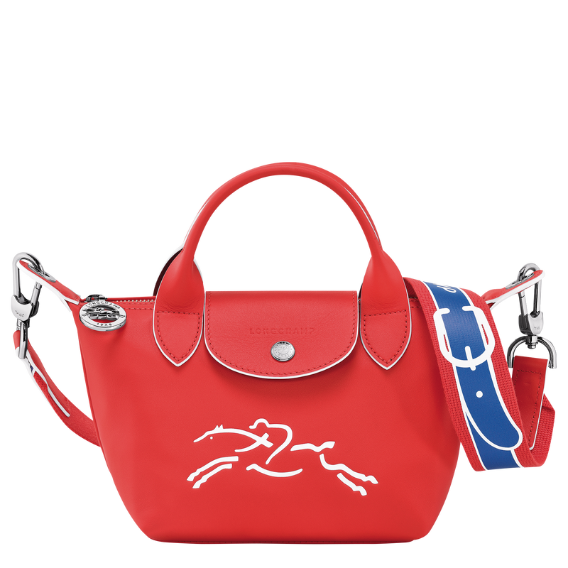 Le Pliage Xtra XS Handbag , Red - Leather  - View 1 of  4