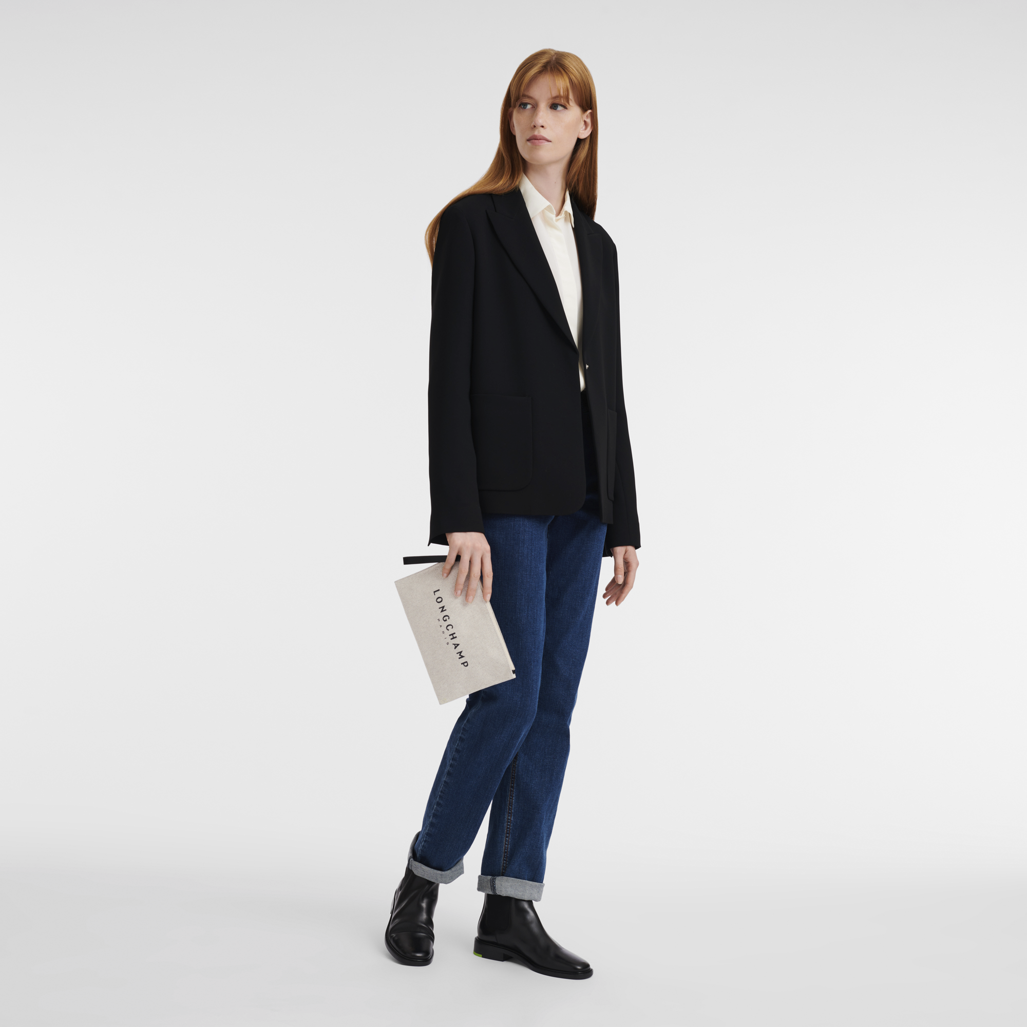 Roseau Pochette, Ecru