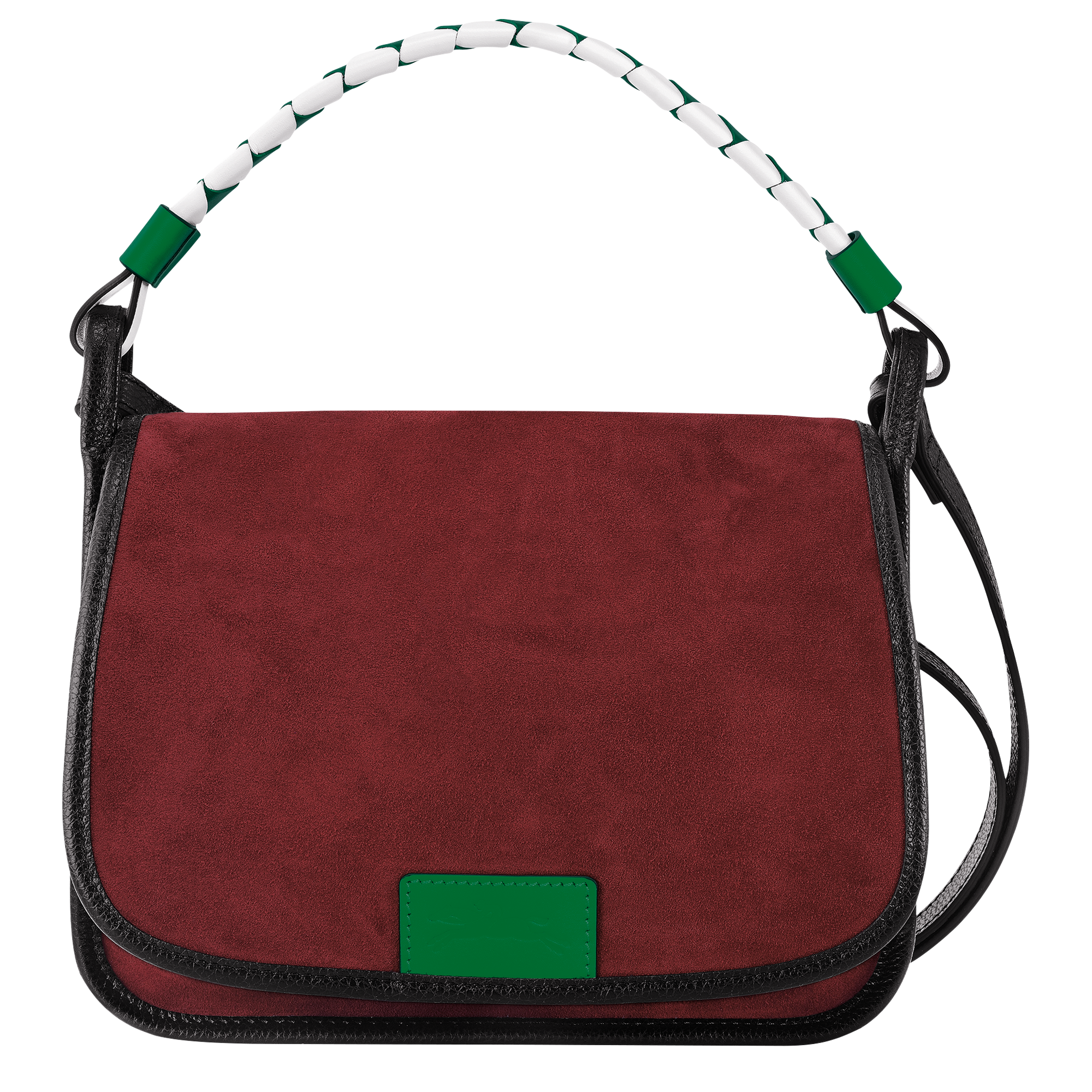 Le Foulonné Crossbody bag M, Mahogany