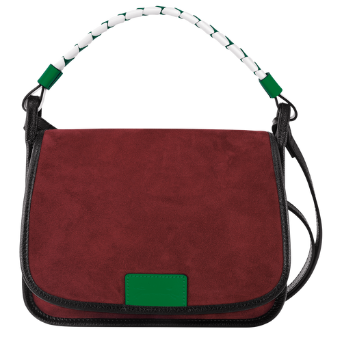 Le Foulonné M Crossbody bag , Mahogany - Leather - View 1 of  4