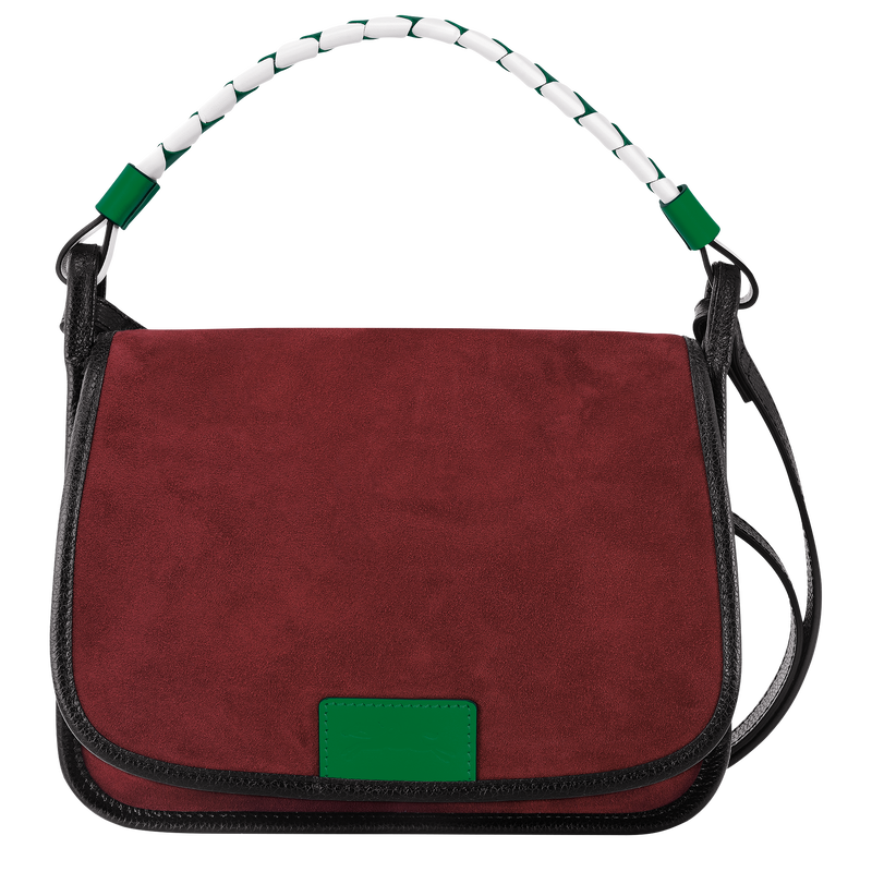 Le Foulonné M Crossbody bag , Mahogany - Leather  - View 1 of  4