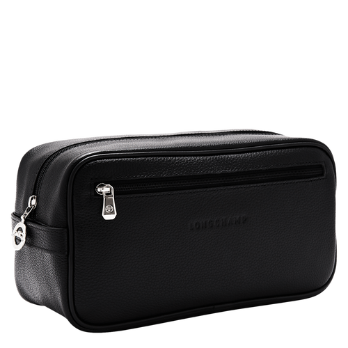 Le Foulonné Toiletry case , Black - Leather - View 2 of  3