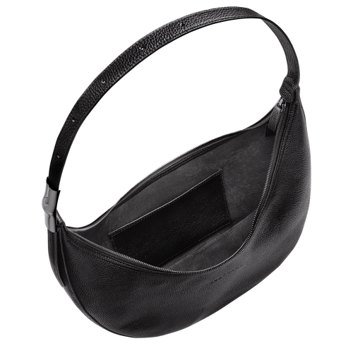 Roseau Essential L Crossbody bag , Black - Leather - View 5 of  6