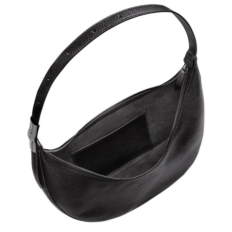 Roseau Essential L Crossbody bag , Black - Leather  - View 5 of  6