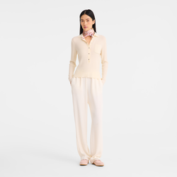 Top , Ecru - Knit