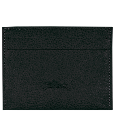 Le Foulonn&eacute; Card holder , Black - Leather