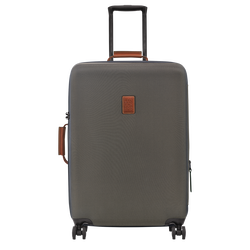 Boxford L Suitcase , Brown - Recycled canvas