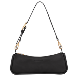 Looong M Shoulder bag , Black - Leather