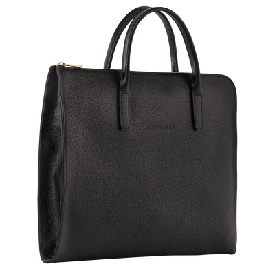 Le Foulonné Briefcase S, Black