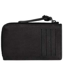 Karten-Etui Longchamp 3D , Leder - Schwarz