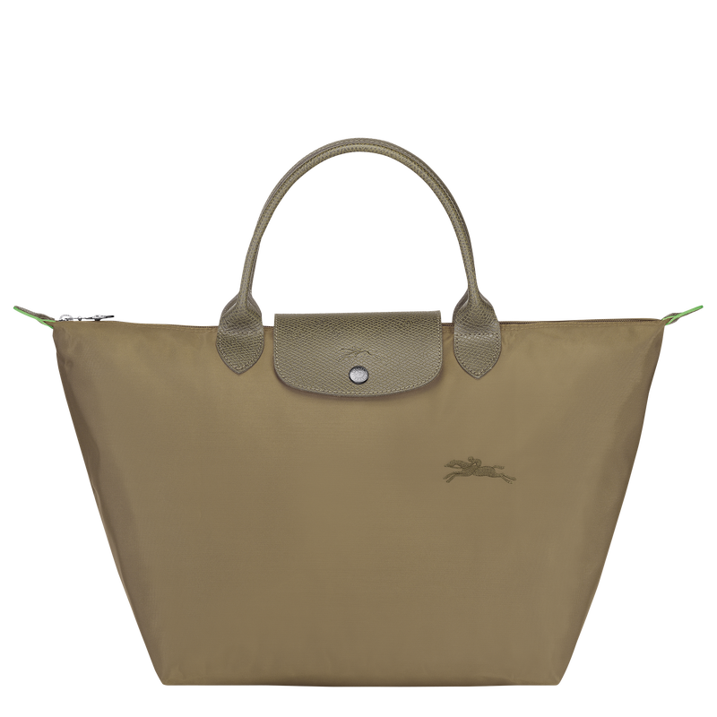 Sac &agrave; main M Le Pliage Green , Toile recycl&eacute;e - Artichaut  - Vue 1 de 7