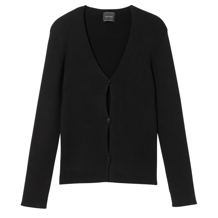 Kollektion Frühjahr/Sommer 2023 Strickjacke, Schwarz