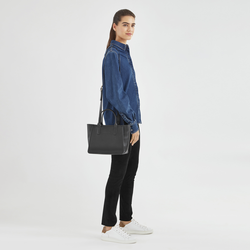 Longchamp x André Saraiva – Le Pliage André Top Handle Bag Black