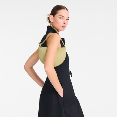 Le Roseau S 클러치 , 피스타치오 - 가죽