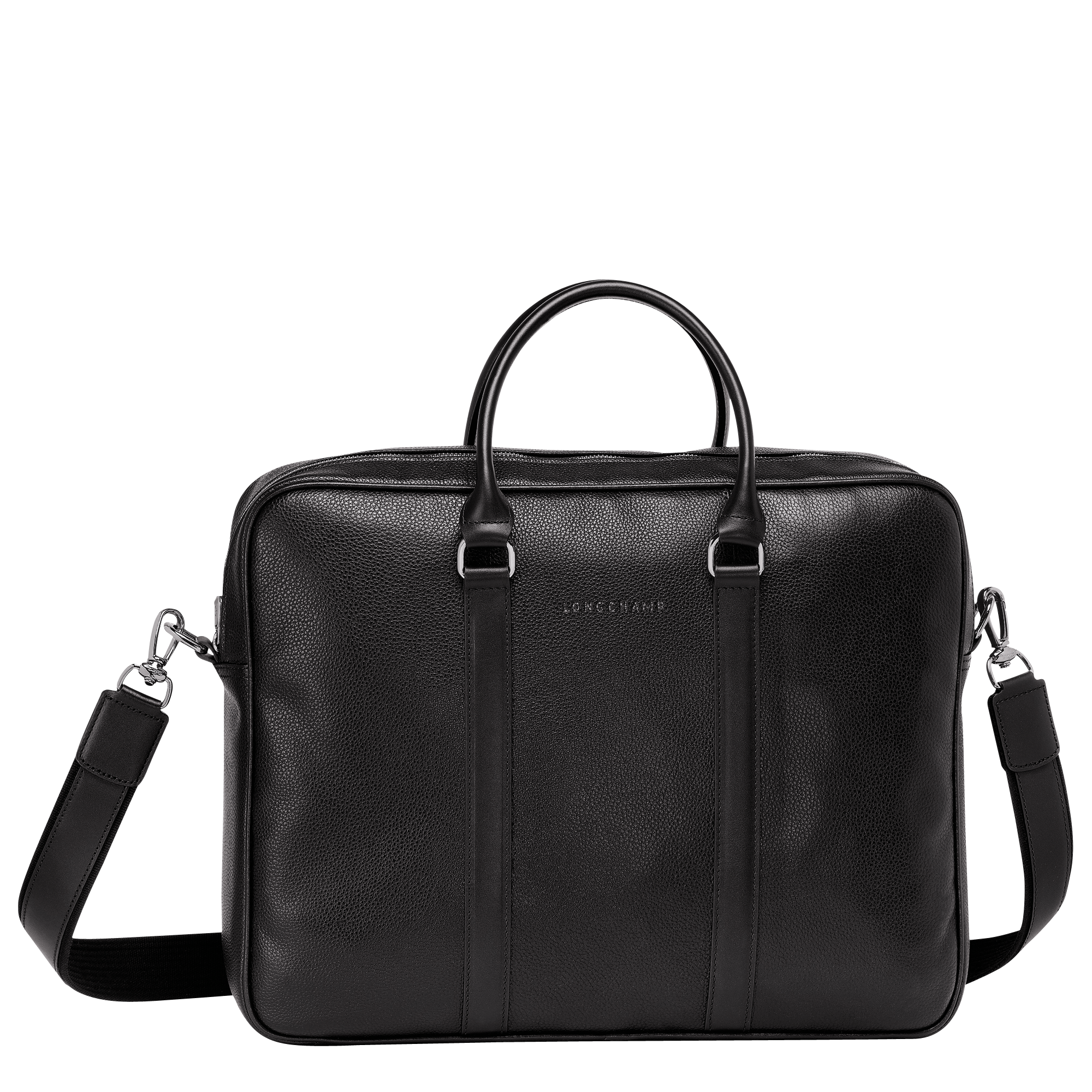 Le Foulonné Briefcase M, Black