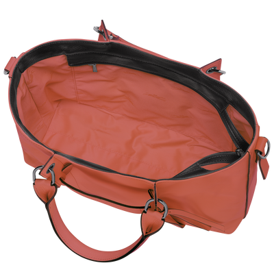 Longchamp 3D Tas met handgreep aan de bovenkant M, Bruin