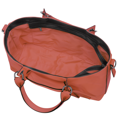 Longchamp 3D Tas met handgreep aan de bovenkant M, Bruin
