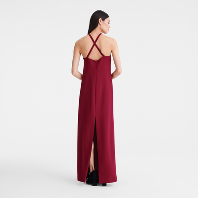 null Long dress, Beetroot