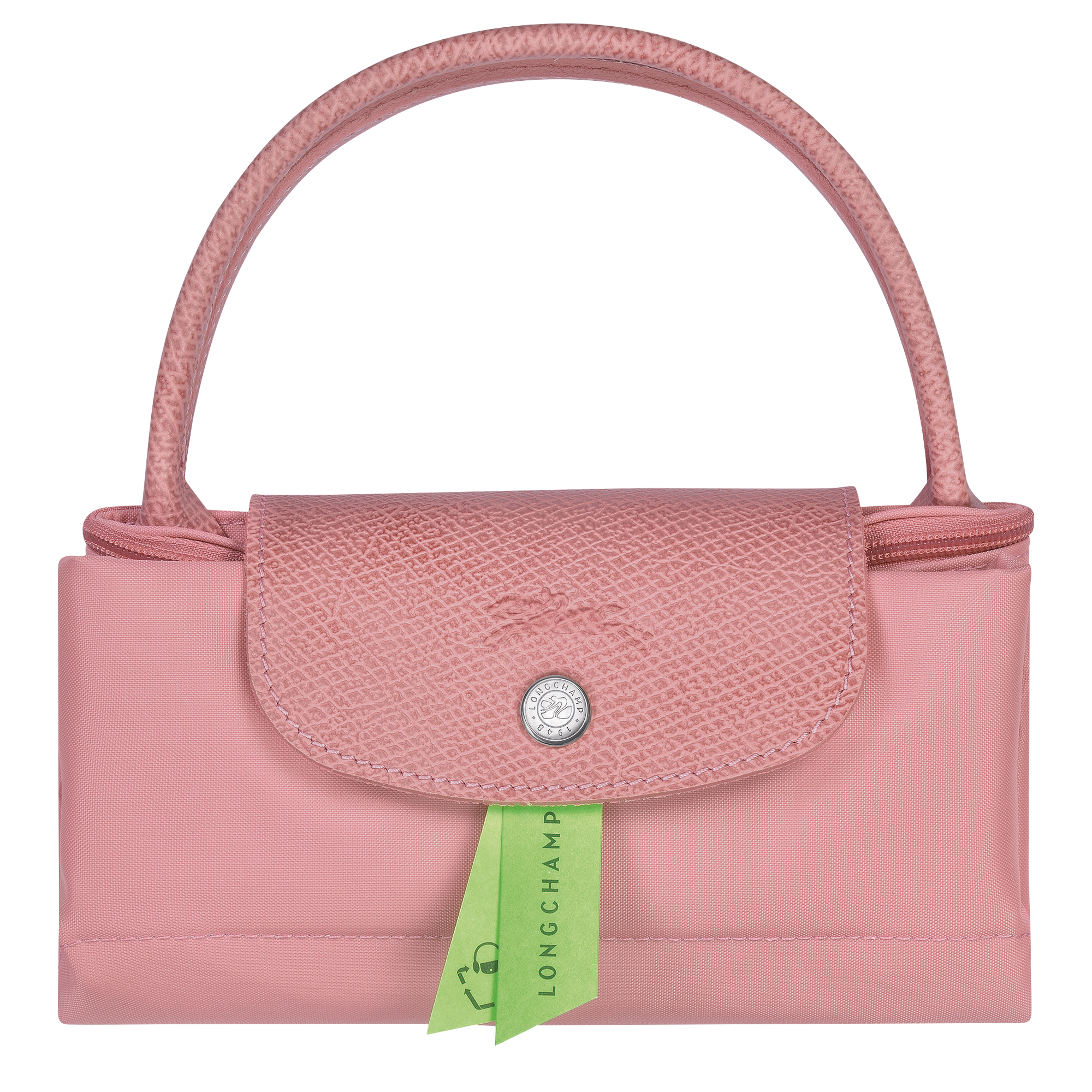 Le Pliage Green 手提包 S, 玫瑰粉色