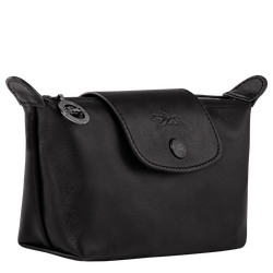 Le Pliage Xtra Pouch , Black - Leather