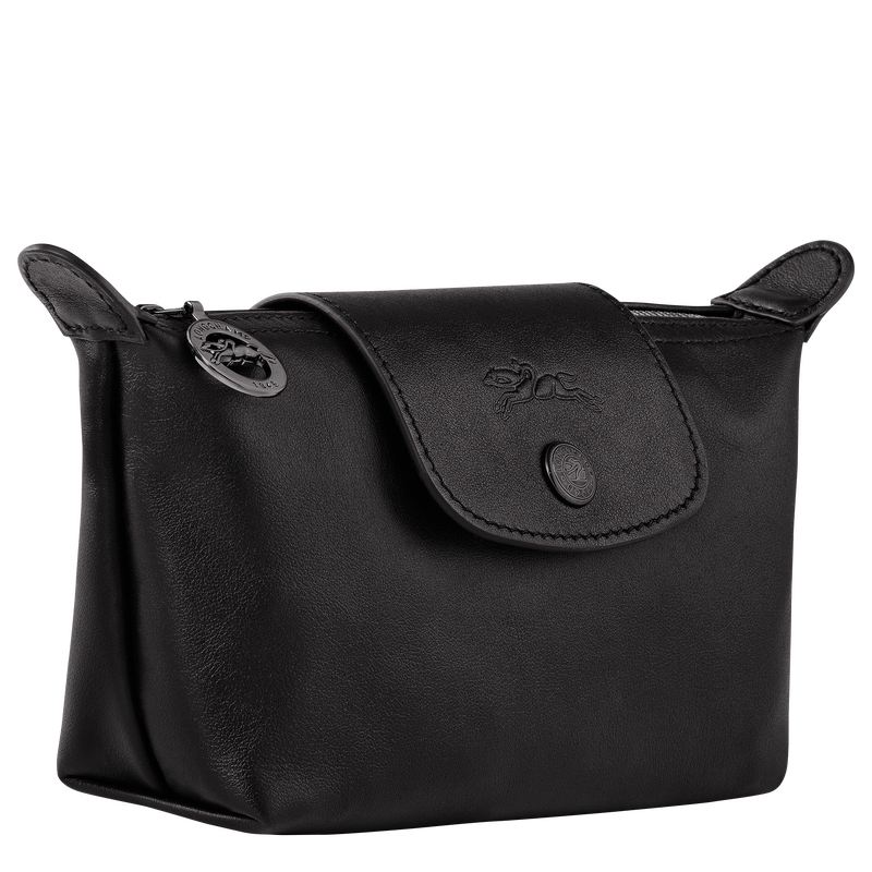 Le Pliage Xtra Pouch , Black - Leather  - View 2 of  3