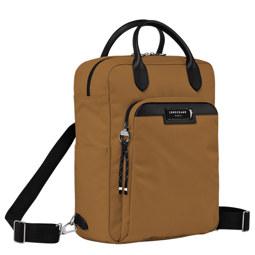 Rucksack M Le Pliage Energy , Recyceltes Canvas - Tabak - Ansicht 2 von 4