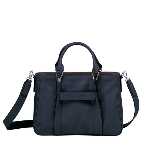 Longchamp 3D Top handle bag S, Midnight blue
