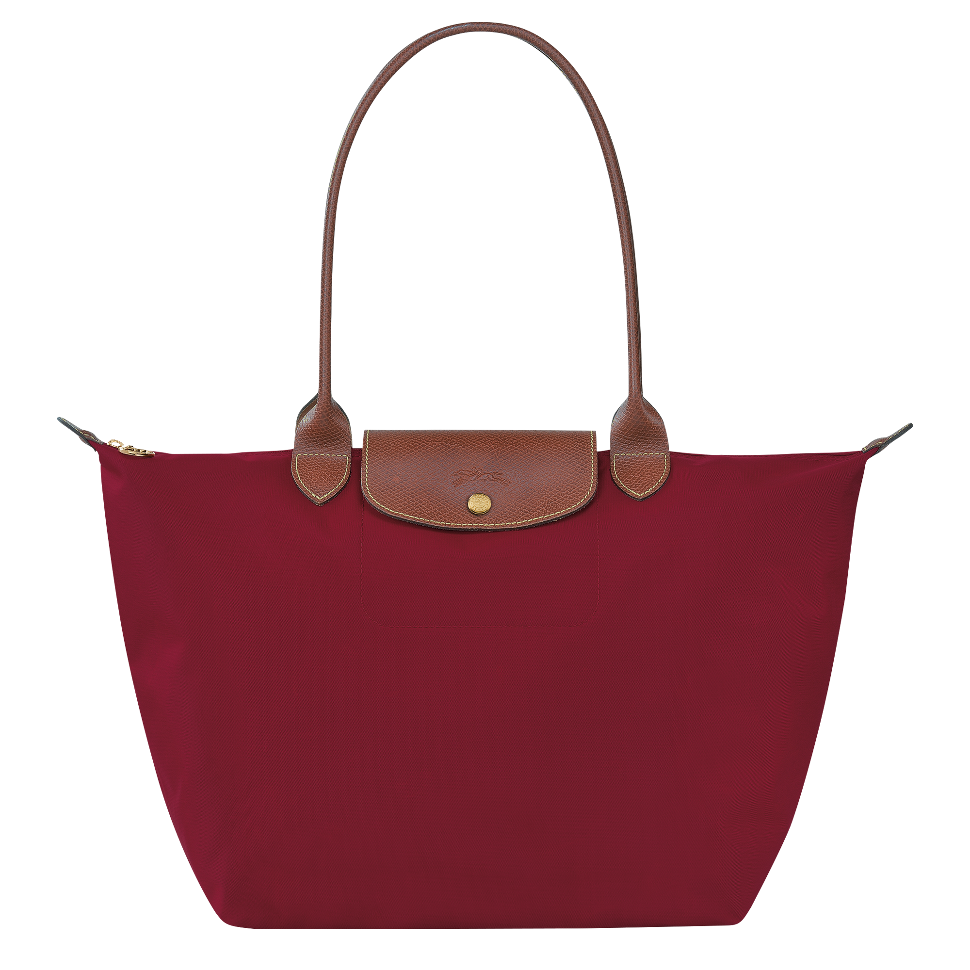 Le Pliage Original L Tote bag Red - Recycled canvas (L1899089P59