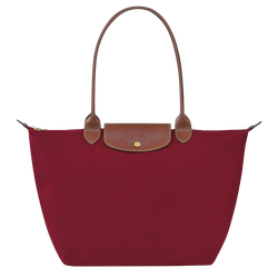Shopper L Le Pliage Original , Recyceltes Canvas - Rot