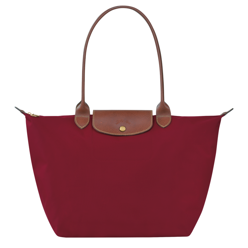 Le Pliage Original L Tote bag , Red - Recycled canvas  - View 1 of  5