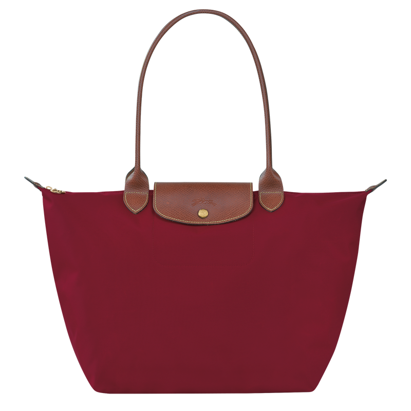 Le Pliage Original L Tote bag , Red - Recycled canvas  - View 1 of  5