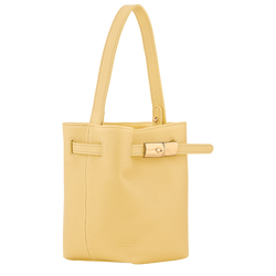 Le Smart XS Bucket bag , Hay - Leather