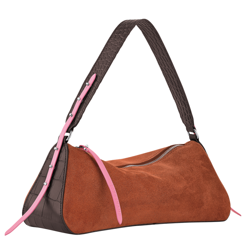 Re-Play Bolso de hombro S , Cuero - Moka  - Vista 3 de 6