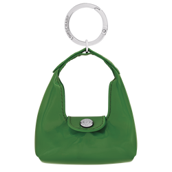 Le Pliage Xtra Key ring , Matcha - Leather