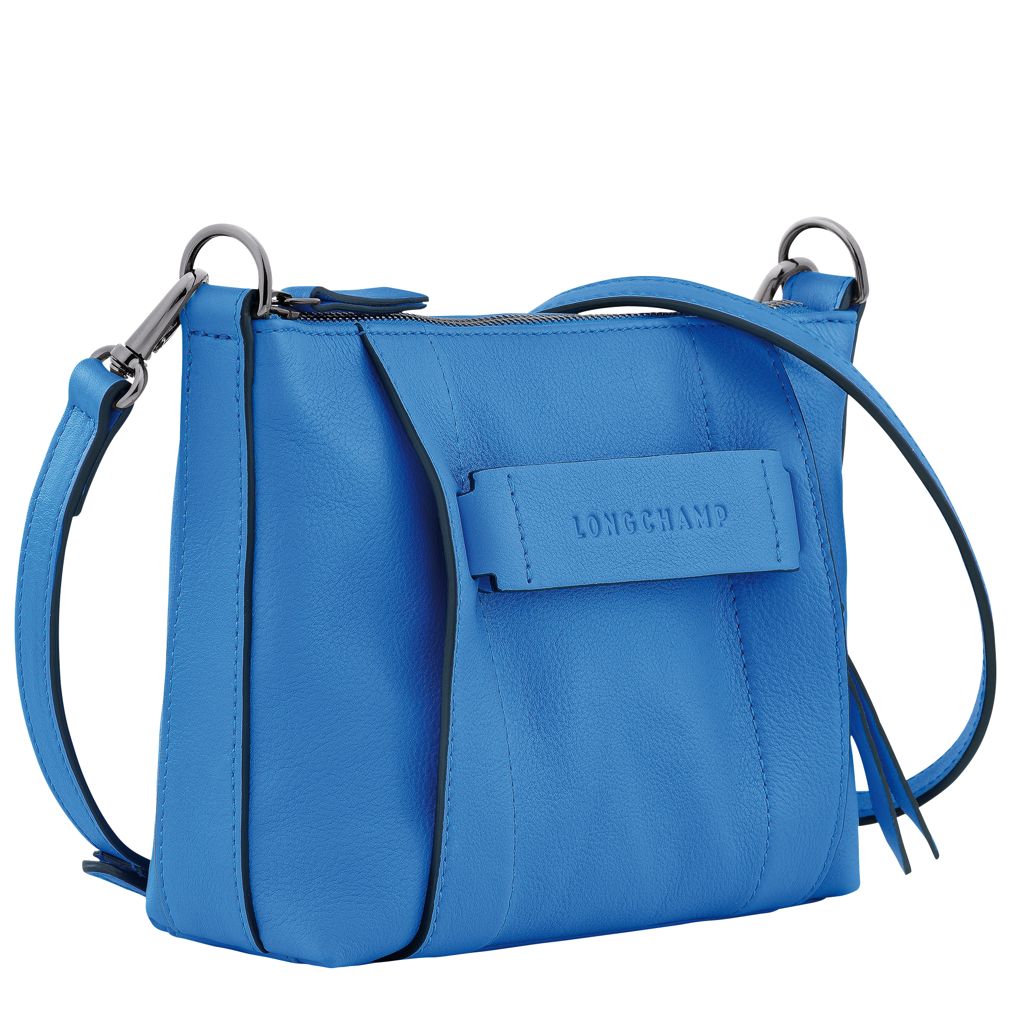 Longchamp 3D 斜背袋 S, 鈷藍