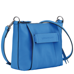 Longchamp 3D 斜背袋 S, 鈷藍