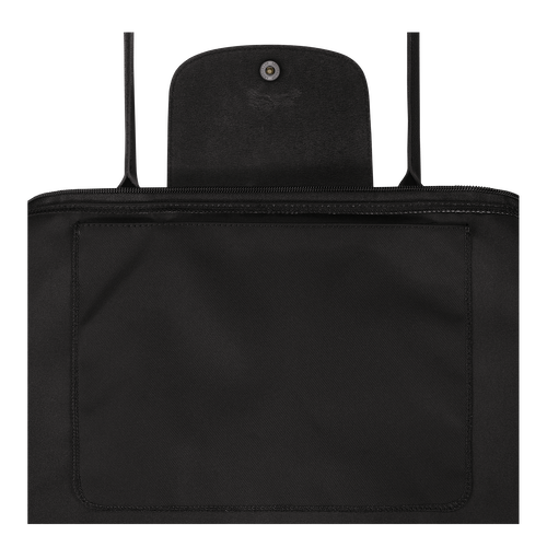 Crossbody-Tasche mit langen Henkeln L Le Pliage Energy , Recyceltes Canvas - Schwarz - Ansicht 5 von 6