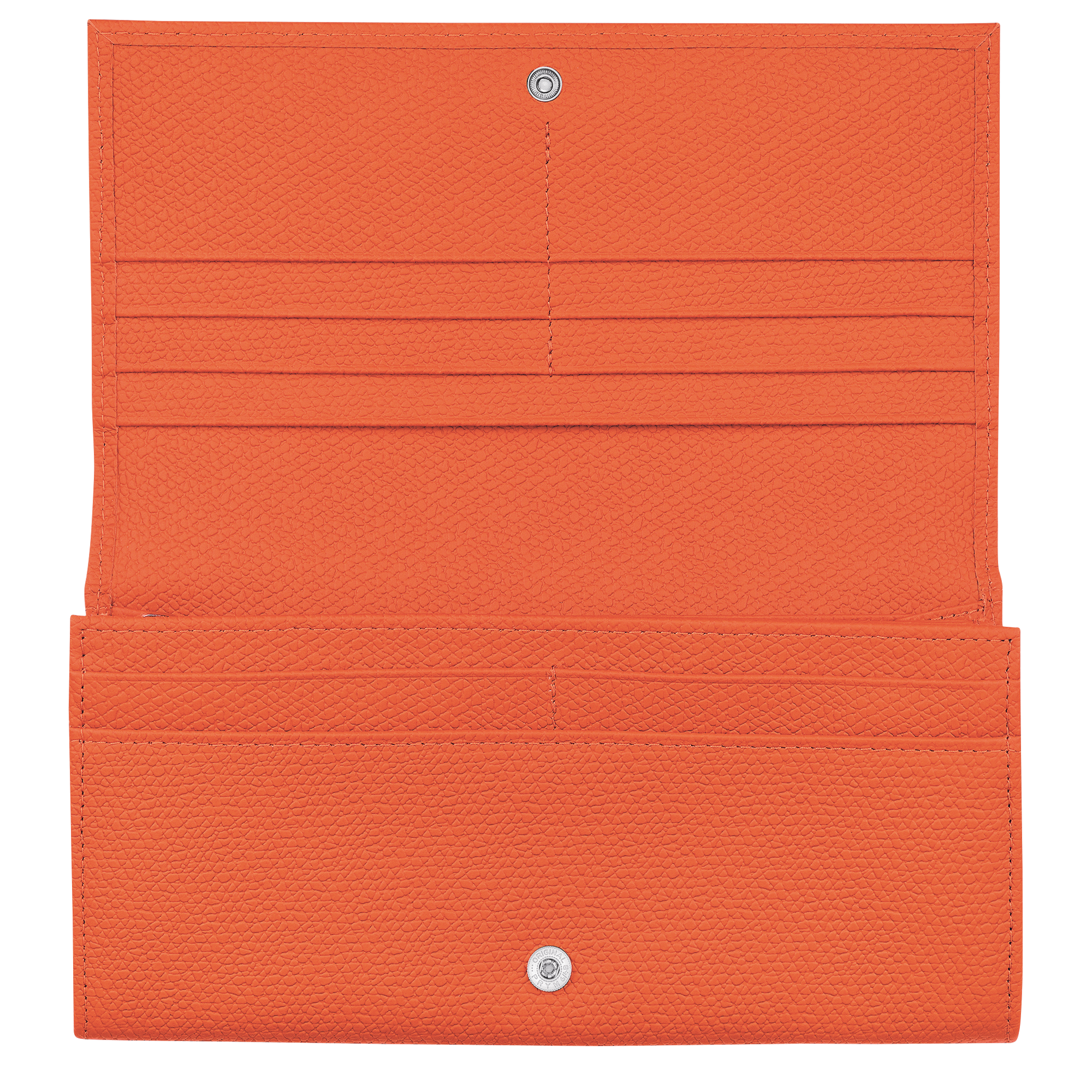 Le Roseau Continental wallet, Orange