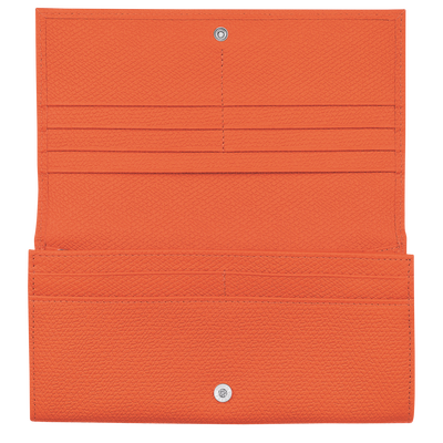 Roseau Lange continentale portemonnee, Oranje