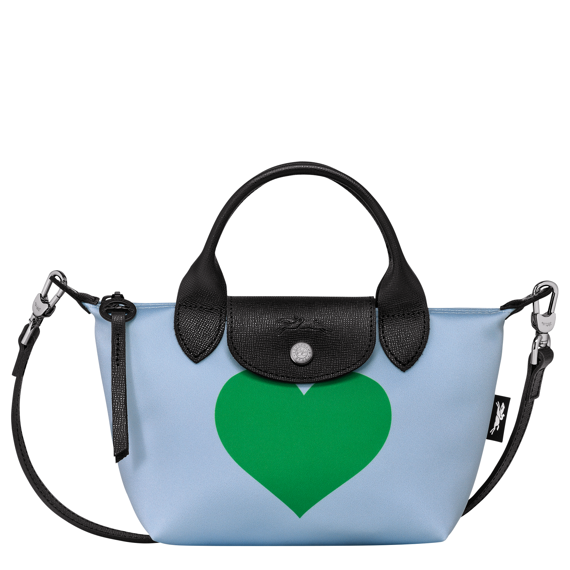 Le Pliage Collection Handbag XS, Sky Blue/Lawn