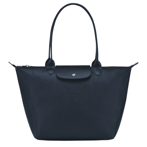 Le Pliage City 購物袋 L , 海軍藍色 - 帆布 - 查看 1 4