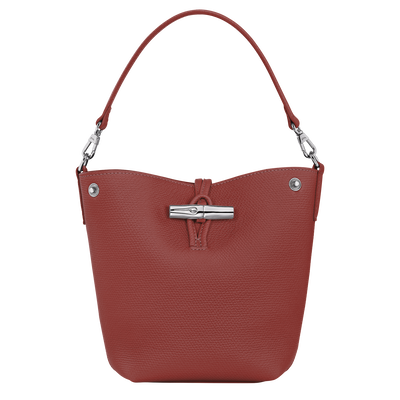 Le Roseau XS Bucket bag , Chestnut - Leather