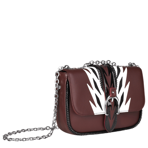 Sac porté épaule, Brandy/Blanc Vue 2 de Sac porté épaule, Brandy/Blanc, hi-res